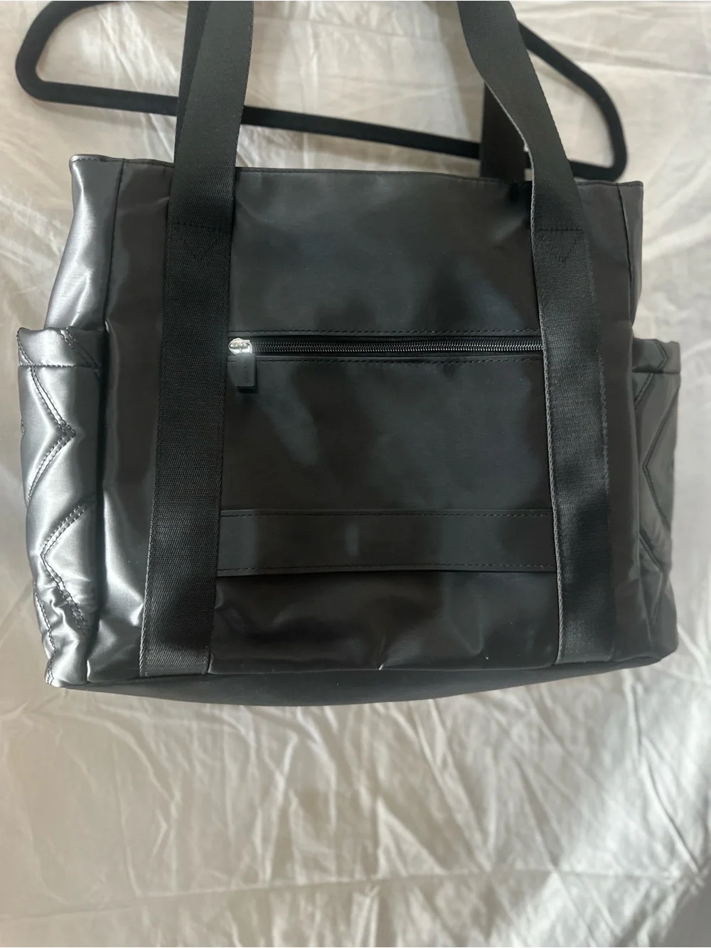 Black Laptop Bag - Minimal Utility Carryall